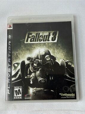 Fallout 3 for PlayStation 3 by - Black and Gray Cover